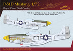 Eduard 1:72 Scale P-51D Mustang Dual Combo Set 'The Royal Class Edition' - R0021