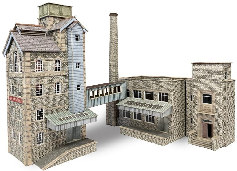 Metcalfe Card Construction Kits & Materials OO/HO Scale Old Factory Model - PO287