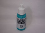 Vallejo Model Color Blue Green Acrylic 17ml/0.57 fl oz Dropper Bottle - 70.808