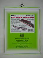 Metcalfe Card Construction Kits & Materials OO/HO Scale Red Brick Platform Kit - PO216