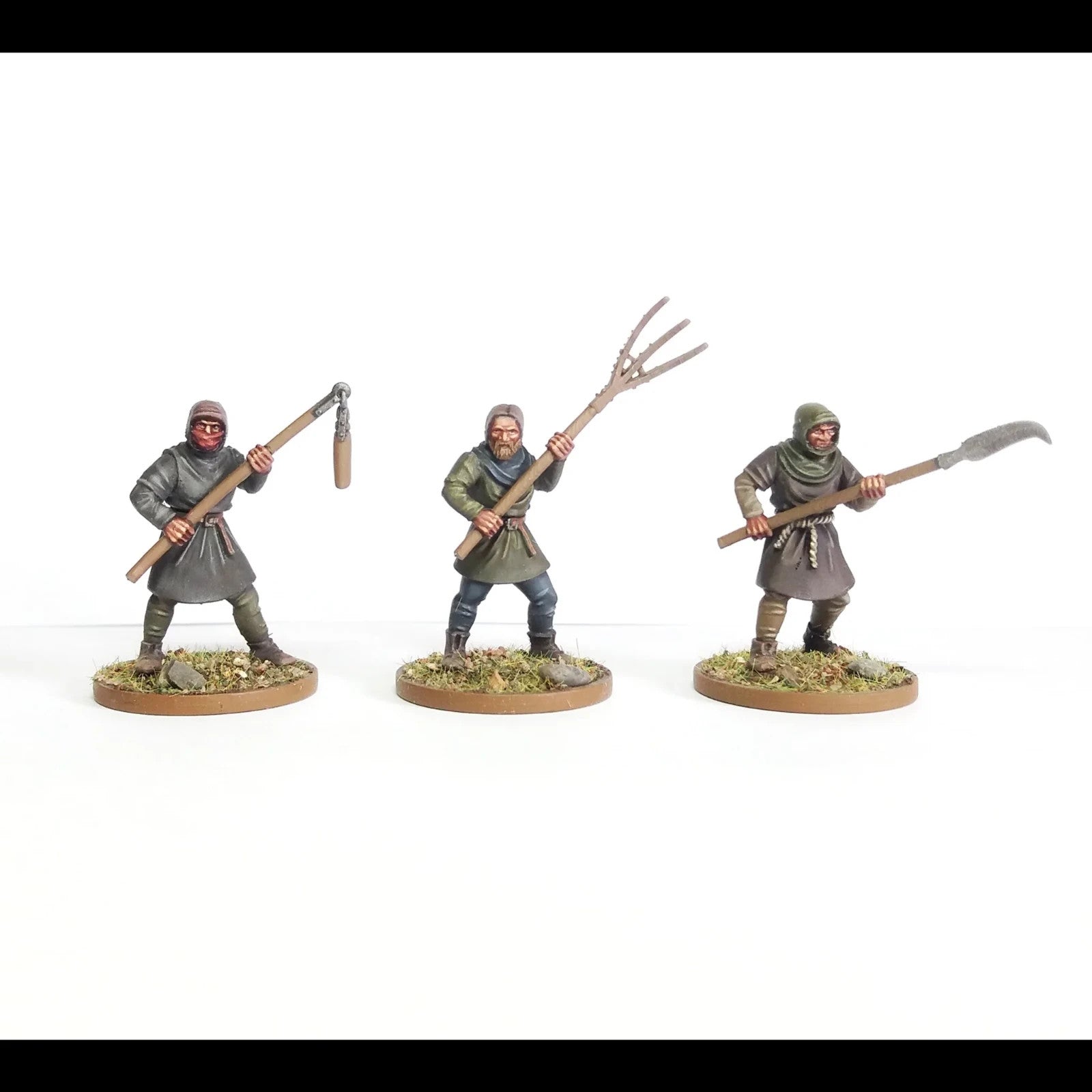 Wargames Atlantic The Barons' War 28mm Peasant Leavy (1100 - 1350) - WAAAC003
