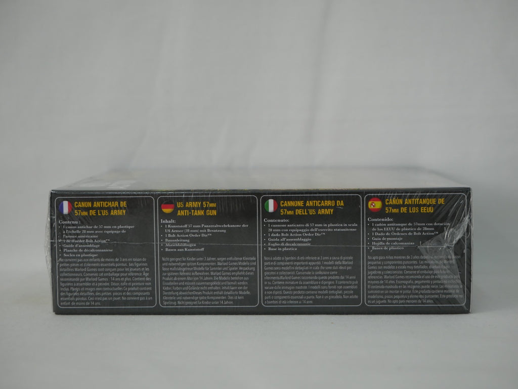 Warlord Games Bolt Action 1:56 Scale WWII US Army 57mm Anti-Tank Gun - 402013054