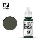 Vallejo Model Color Yellow Oliva Acrylic 17ml/0.57 fl oz Dropper Bottle - 70.892