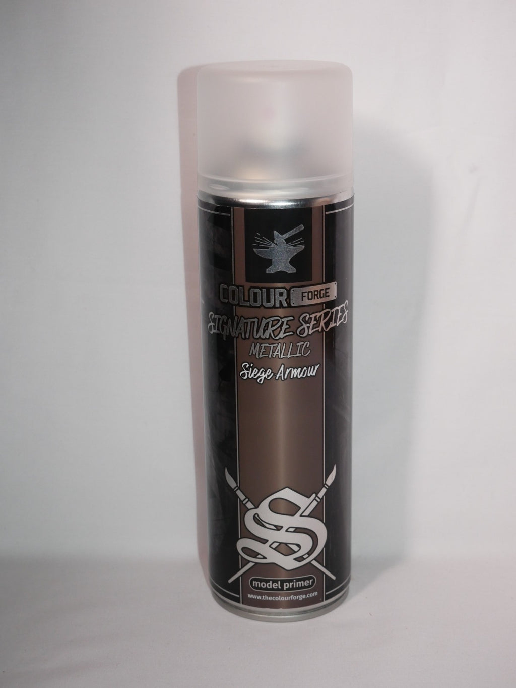 Colour Forge Signature Series Siege Armour Matt Finish Model Primer 500ml Can