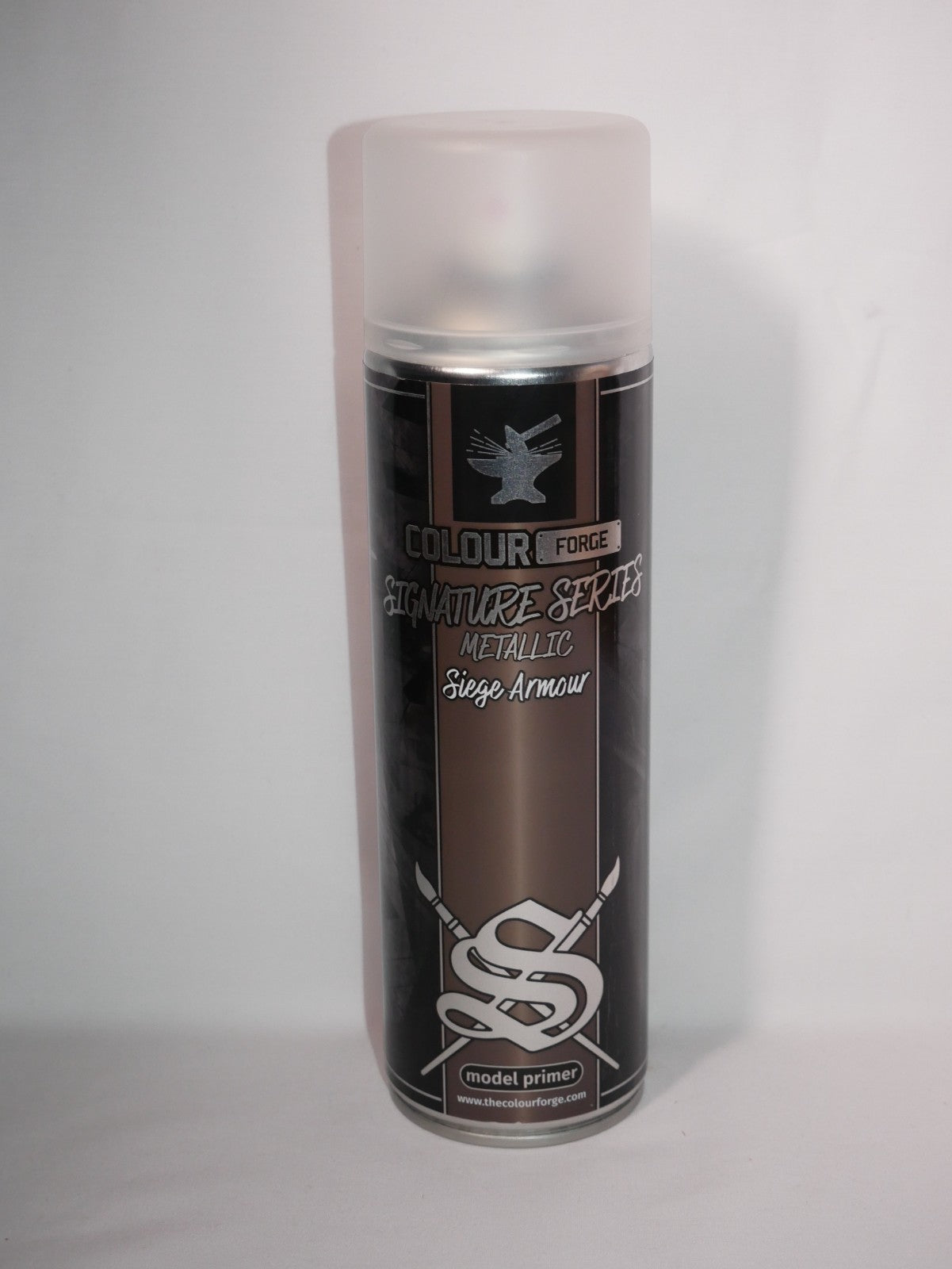 Colour Forge Signature Series Siege Armour Matt Finish Model Primer 500ml Can