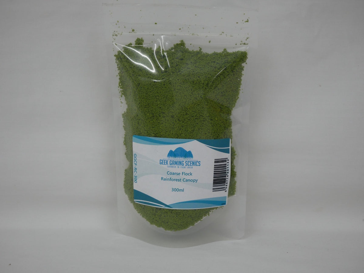 Geek Gaming Scenics Rainforest Canopy Coarse Modeling Flock 300ml - GCF-RC-300