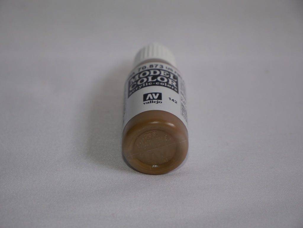 Vallejo Model Color US Field Drab Acrylic 17ml/0.57 fl oz Dropper Bottle 70.873