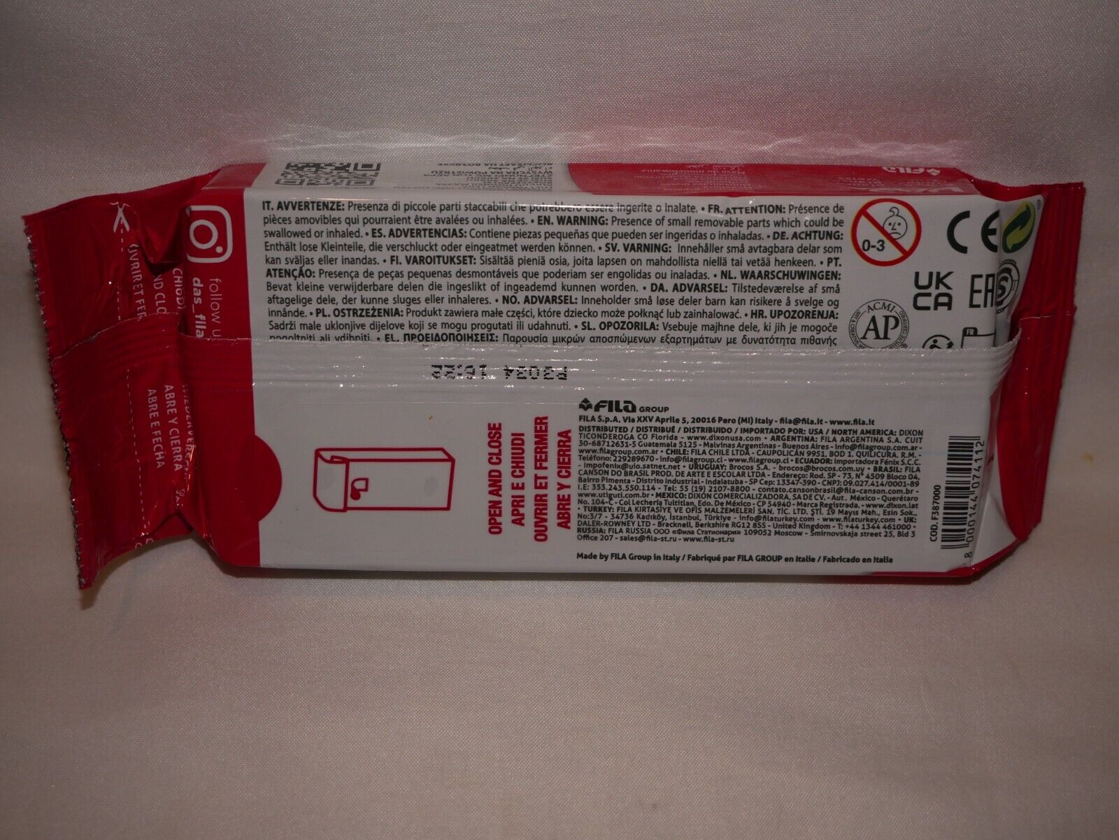 DAS Air Drying White Modelling Clay 500g Bar Pack For Modeling And Sculpting