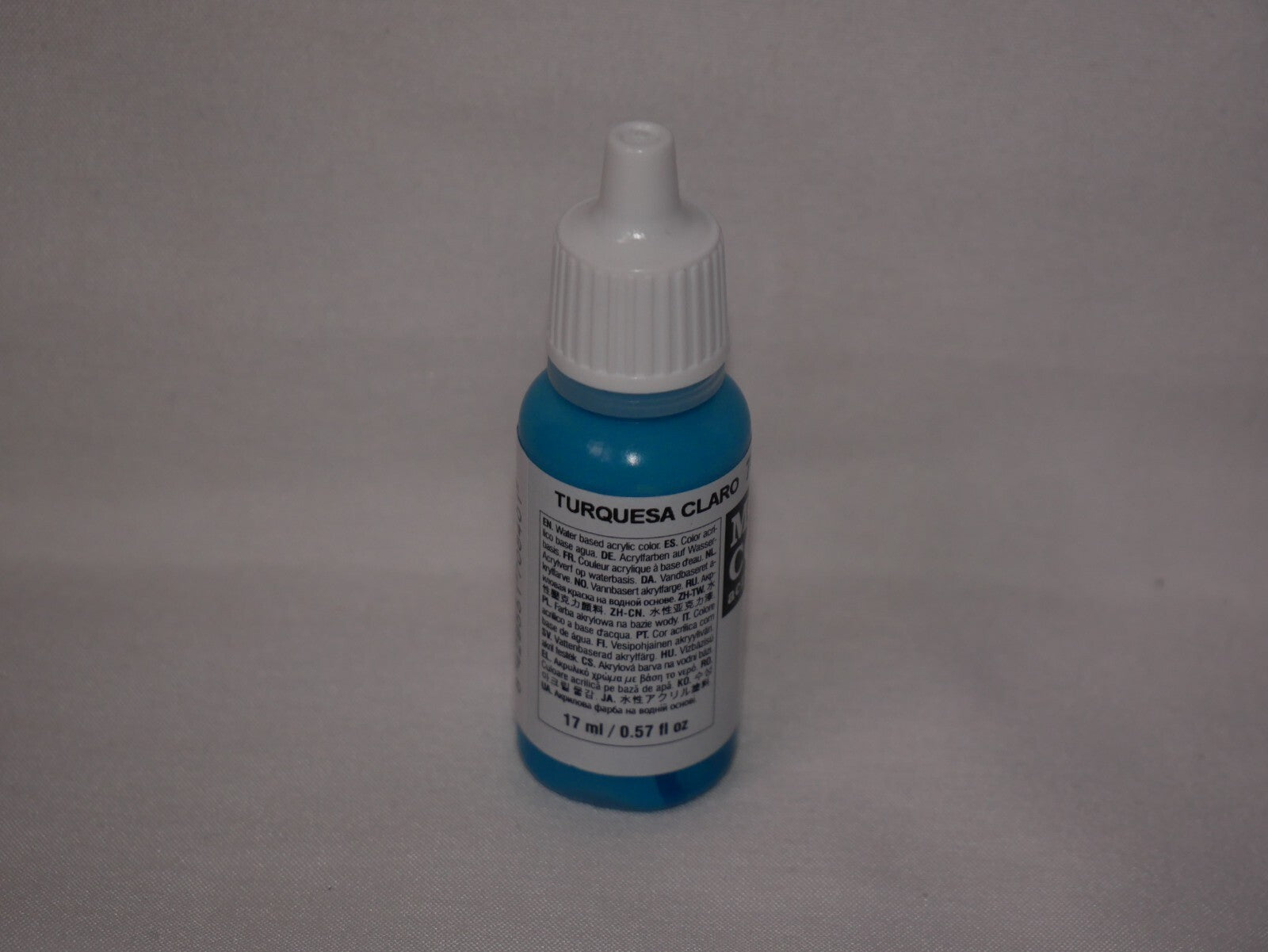 Vallejo Model Color Light Turquoise Acrylic 17ml Dropper Bottle - 70.840