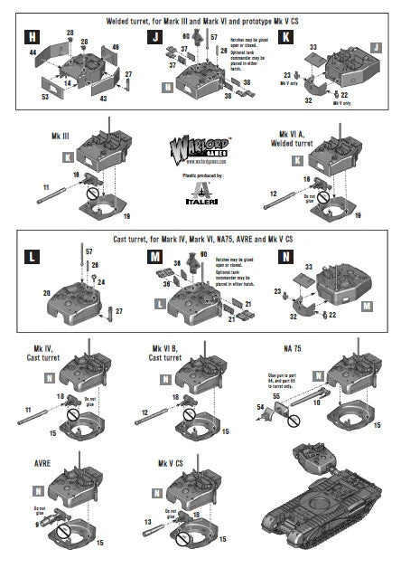 Warlord Games Bolt Action 1:56 Scale WWII Churchill Infantry Tank - (402011002)