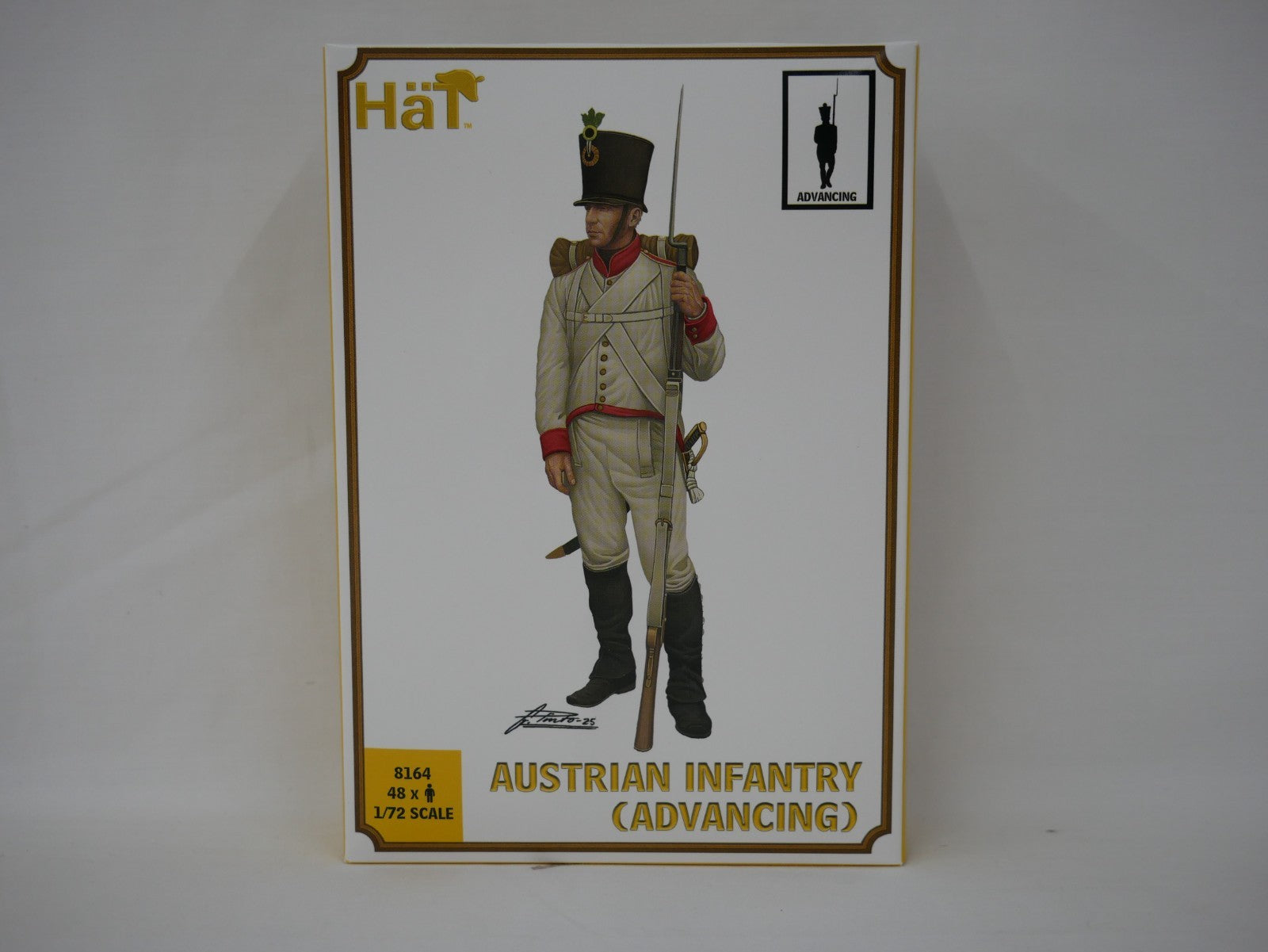 Hat Industrie 1:72 Scale Napoleonic Austrians Infantry (Advancing) Figures - 8164