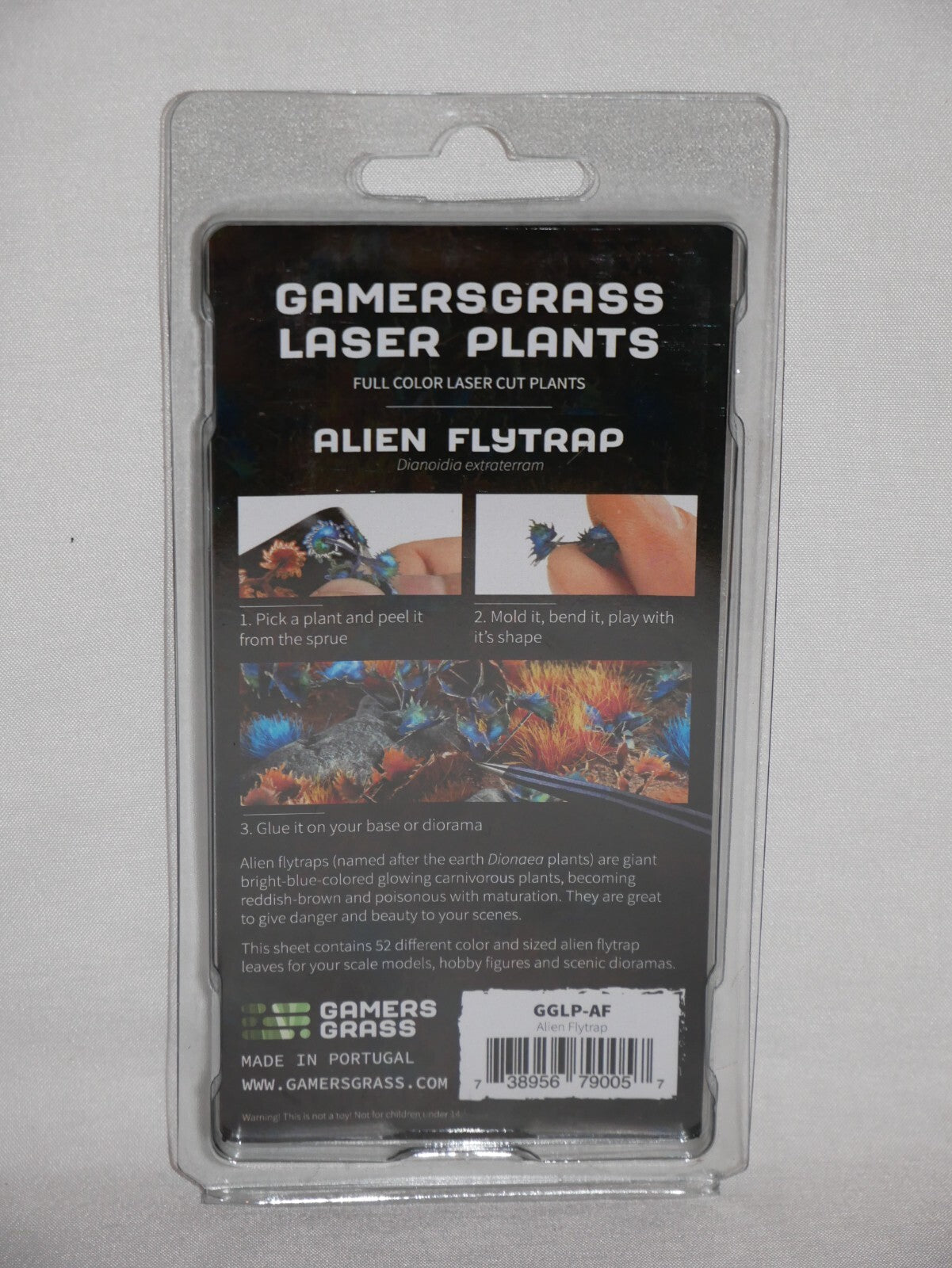 Gamers Grass Full Color Laser Cut Plants Alien Flytrap (52) Per Pack GGLP-AF