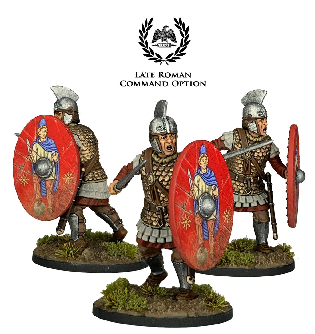 Victrix 28mm Scale Plastic Late Roman Infantry & Heavy Cavalry Warband - VXWB001