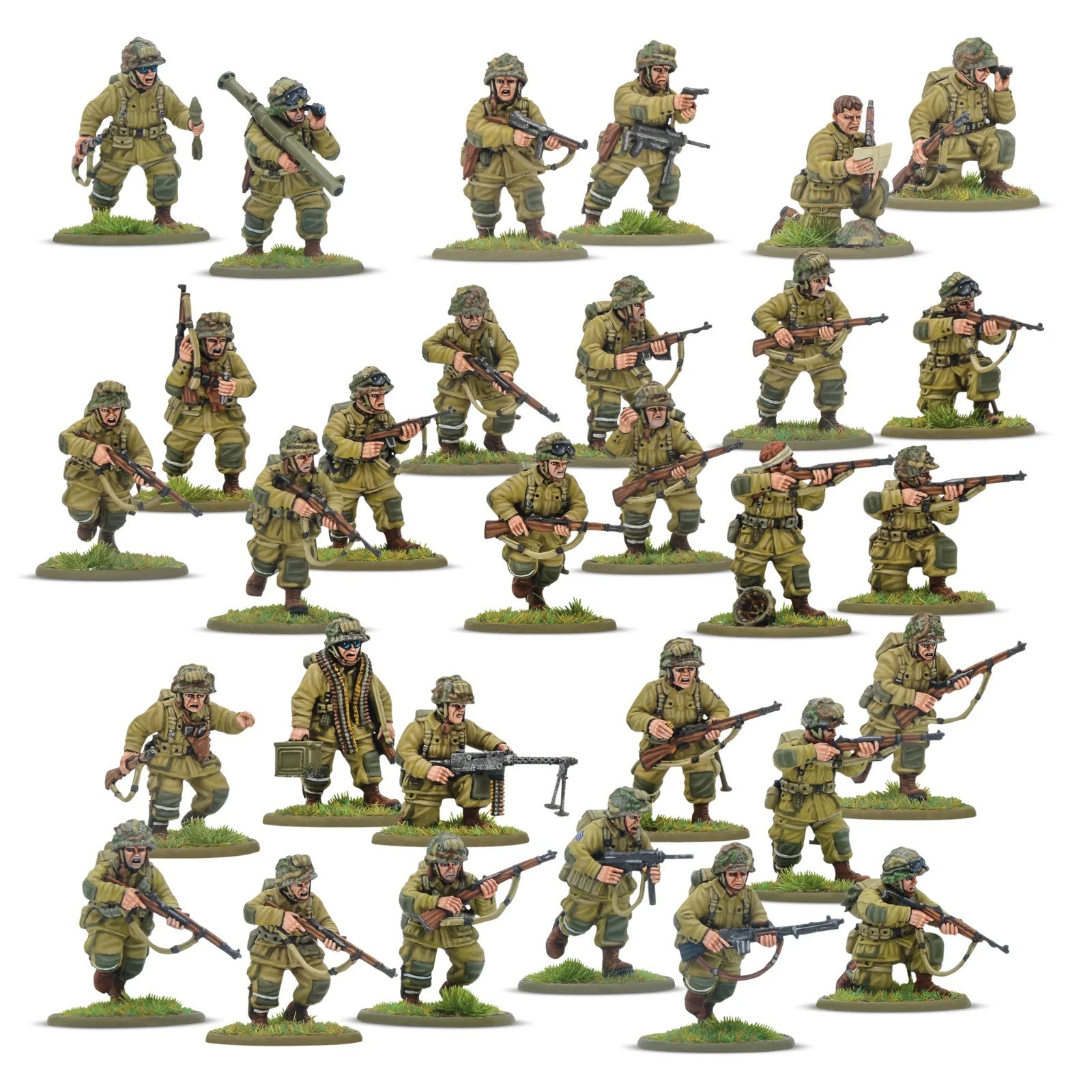 Warlord Games Bolt Action 1:56 WWII US Army Airborne (D-Day) Platoon - 402013102