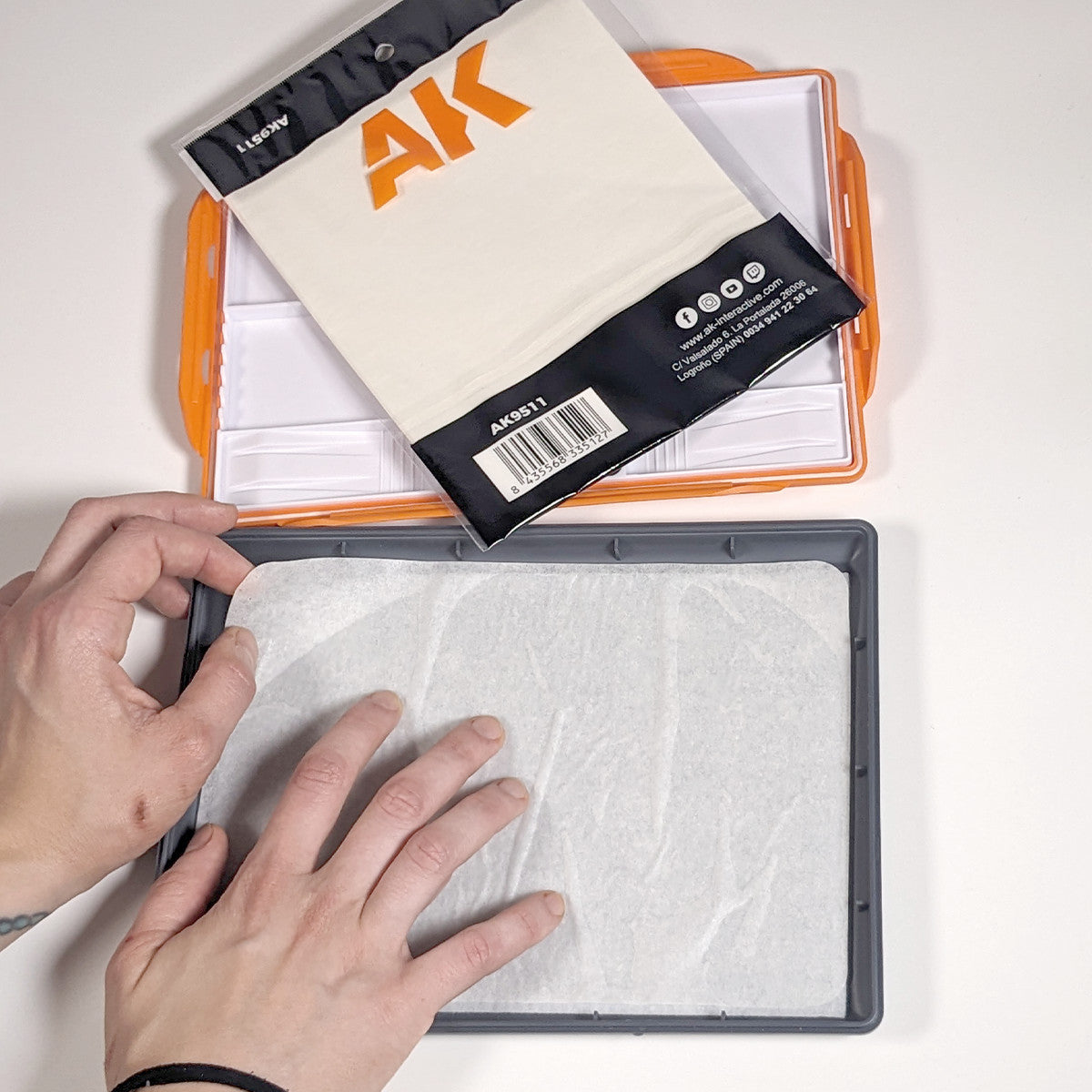 AK Interactive Scale Model Miniature Wargaming Painting Wet Palette Set - AK9510