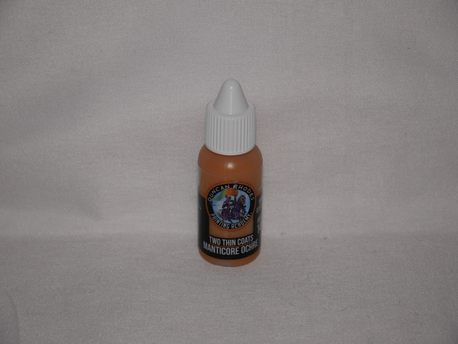 Duncan Rhodes Painting Academy Two Thin Coats Manticore Ochre 15ml Bottle 10092