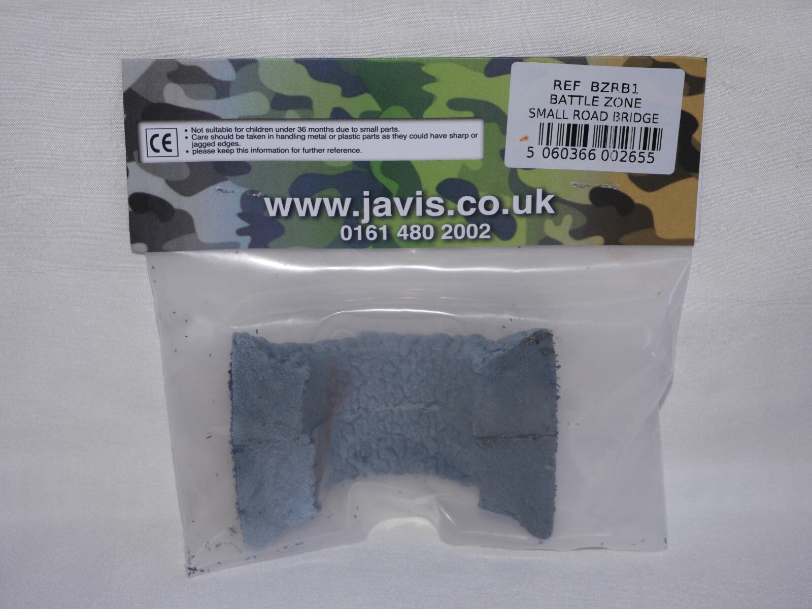 Javis Manufacturing Limited Wargaming Battle Zones Small Road Bridge - BZRB1