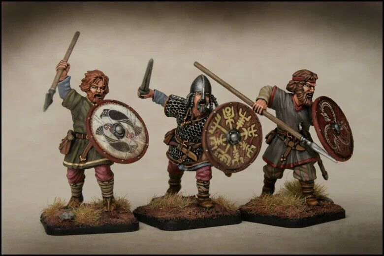 Victrix Warriors Of The Dark Ages 28mm Scale Hard Plastic Vikings Models VXDA001