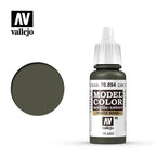 Vallejo Model Color Camouflage Olive Green Acrylic 17ml Dropper Bottle - 70.894