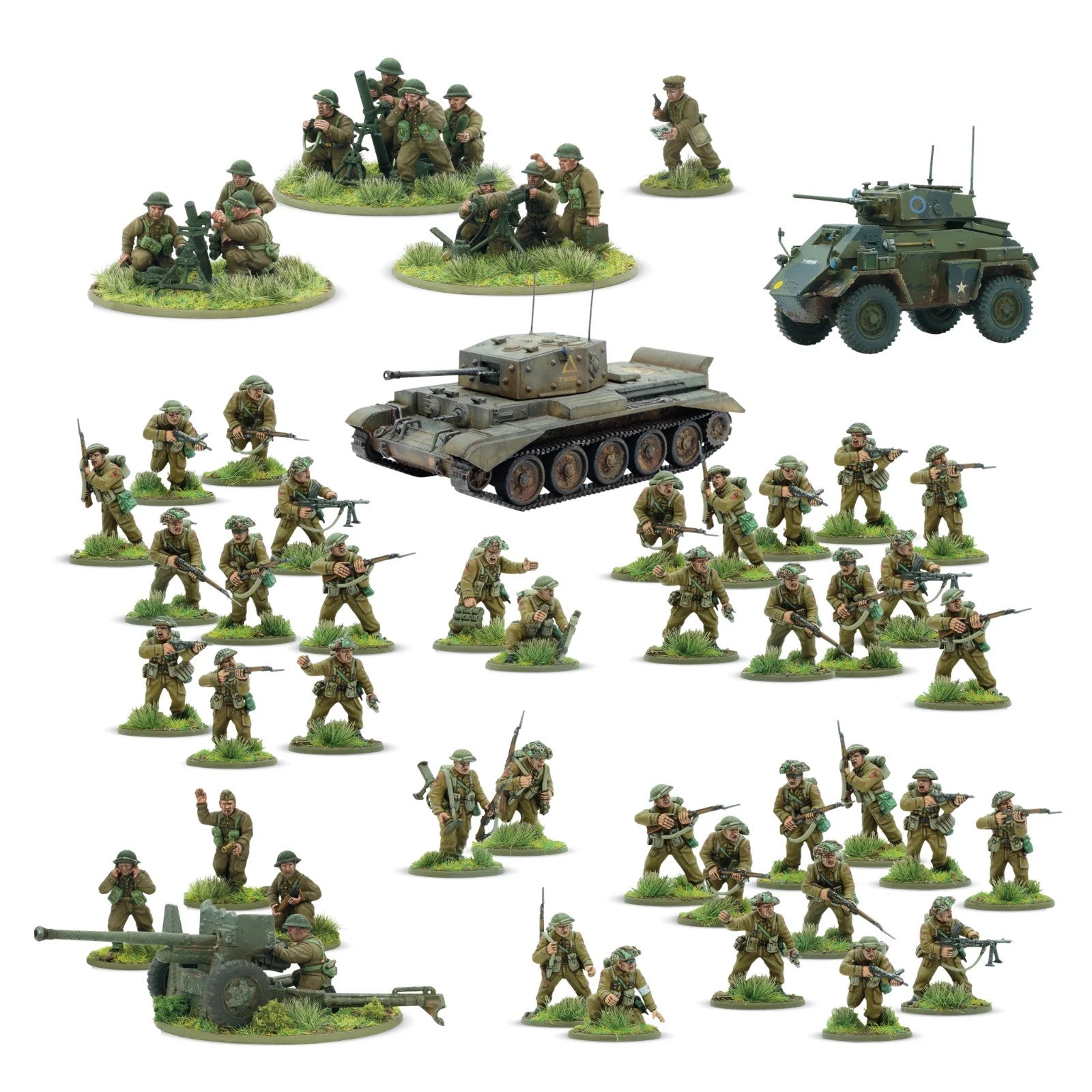 Warlord Games Bolt Action 1:56 Scale (28mm) For King & Country British & Canadian Starter Army Set - 402011030