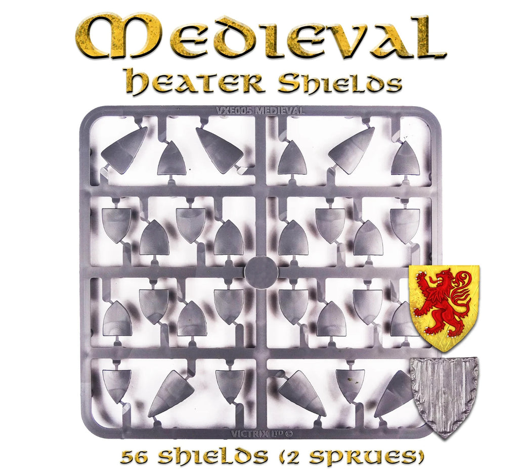 Victrix Medieval Warriors 28mm Scale Hard Plastic Medieval Foot Knights - VXM004