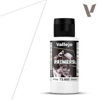 Vallejo Polyurethane Surface Primer White 60ml / 2.02 fl oz Bottle - 73.600
