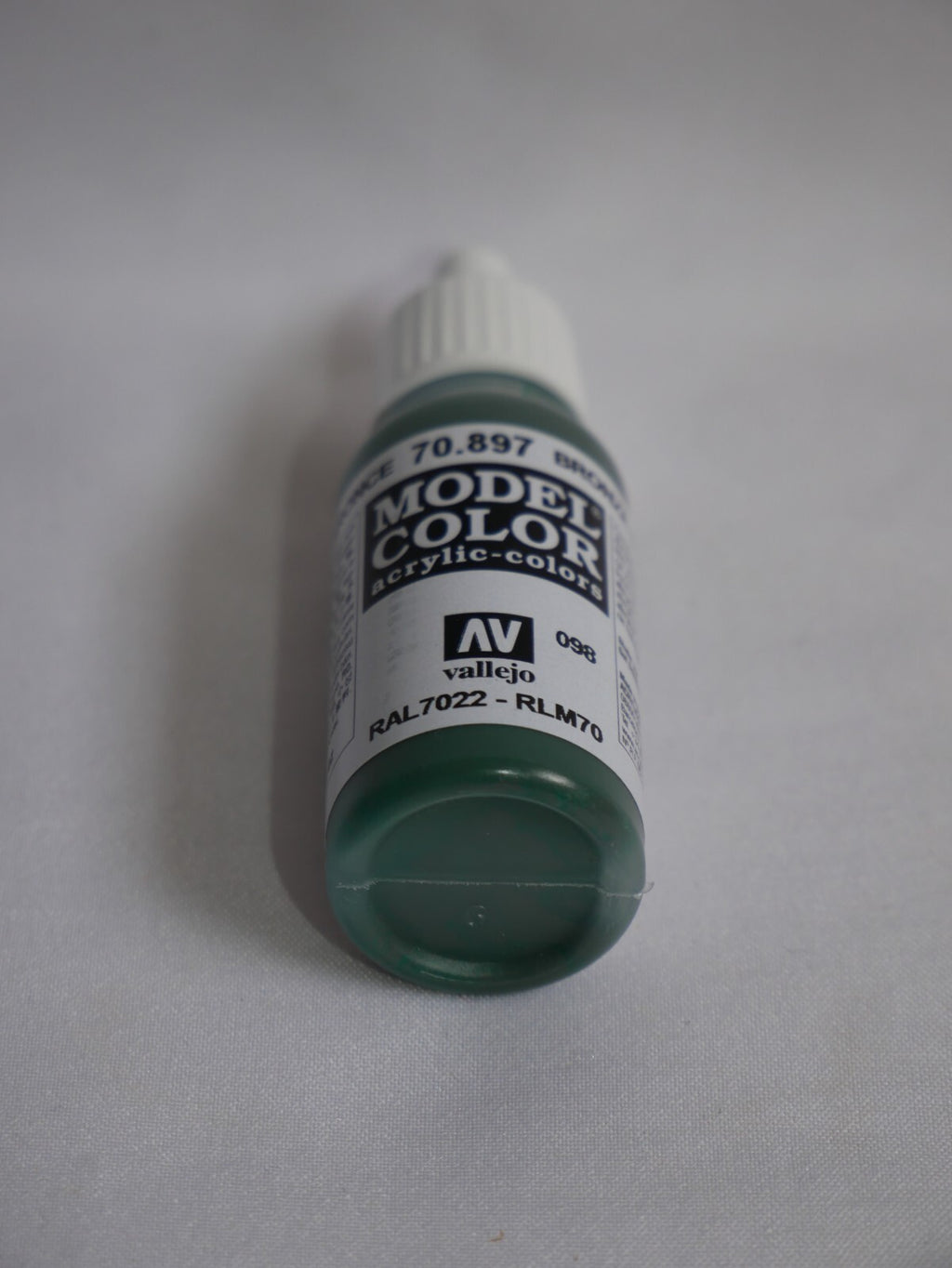 Vallejo Model Color Bronze Green Acrylic 17ml/0.57 fl oz Dropper Bottle - 70.897