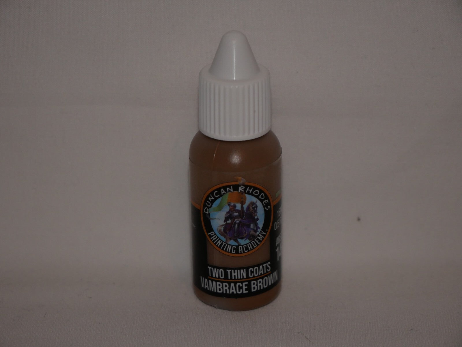 Duncan Rhodes Painting Academy Two Thin Coats Vambrace Brown 15ml Bottle - 10156