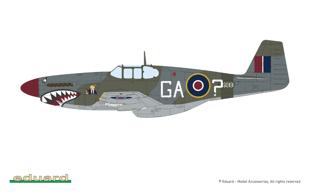 Eduard 1:48 Scale North American Mustang Mk.III ProfiPACK Edition Kit - 82109