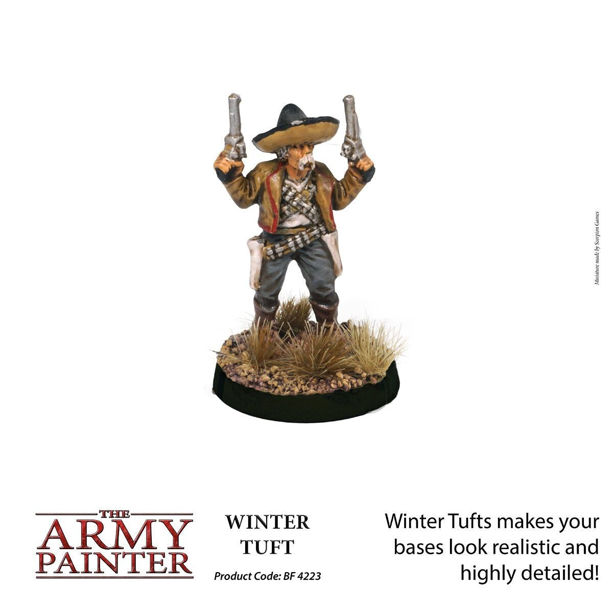 The Army Painter Battlefields Winter Tufts For Wargaming (77) Per Pack - BF4223