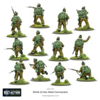 Warlord Games Bolt Action 1:56 Scale British & Inter-Allied Commandos 402011022