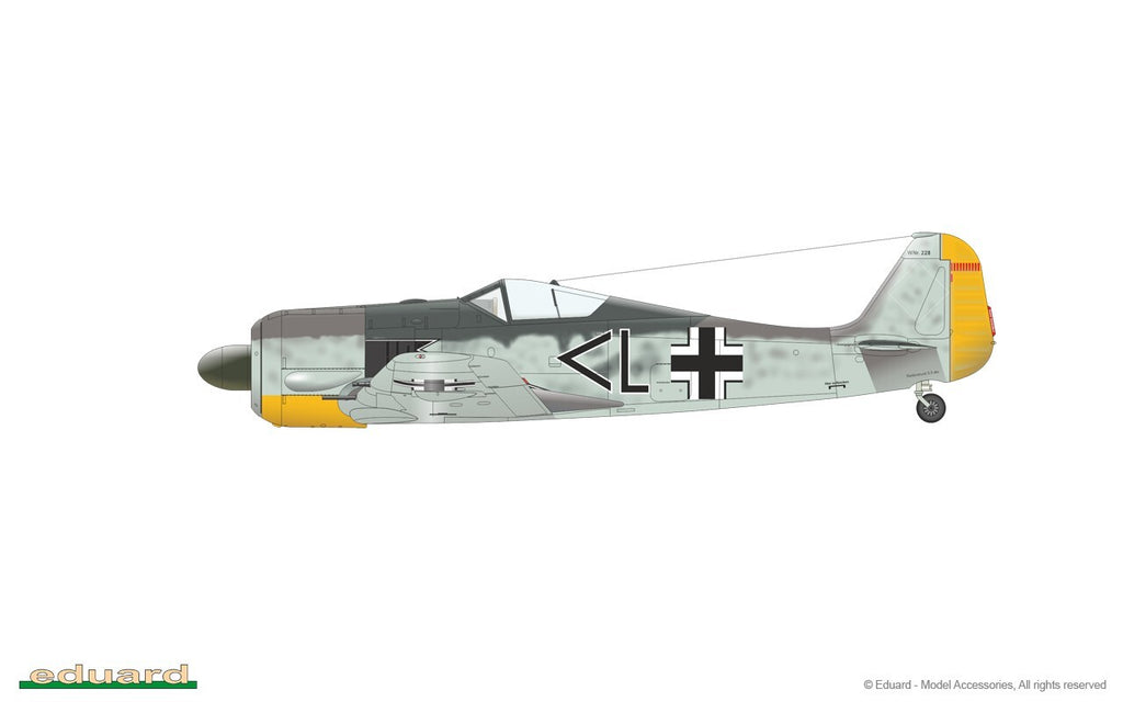 Eduard 1:48 Scale Plastic Kits Focke-Wulf Fw 190A-2 ProfiPACK Edition - 82146