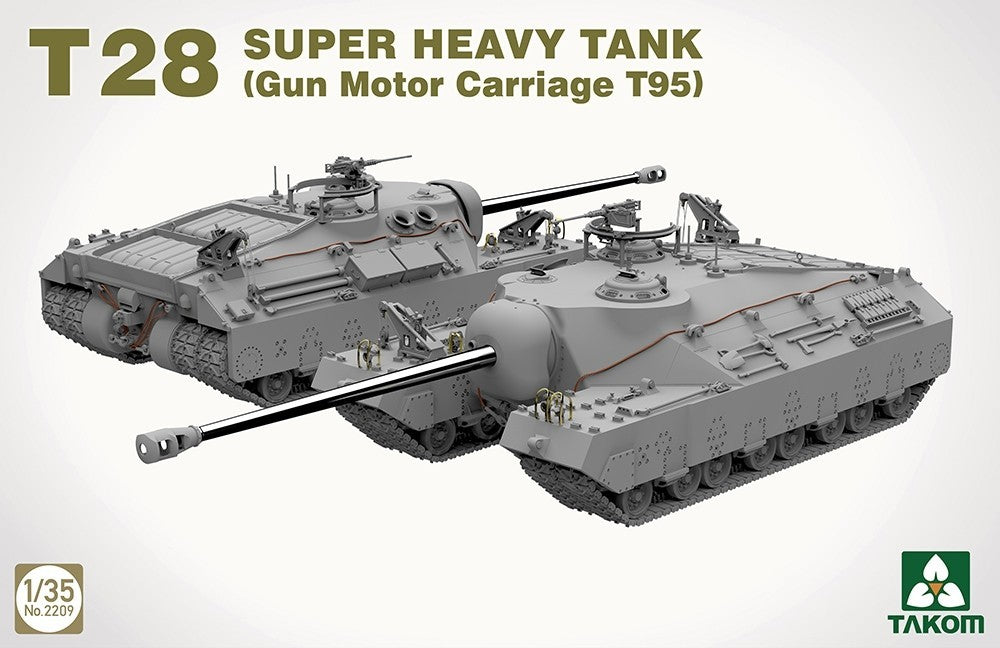Takom 1:35 Scale US Army T28 Super Heavy Tank (Gun Motor Carriage T95) - 2209