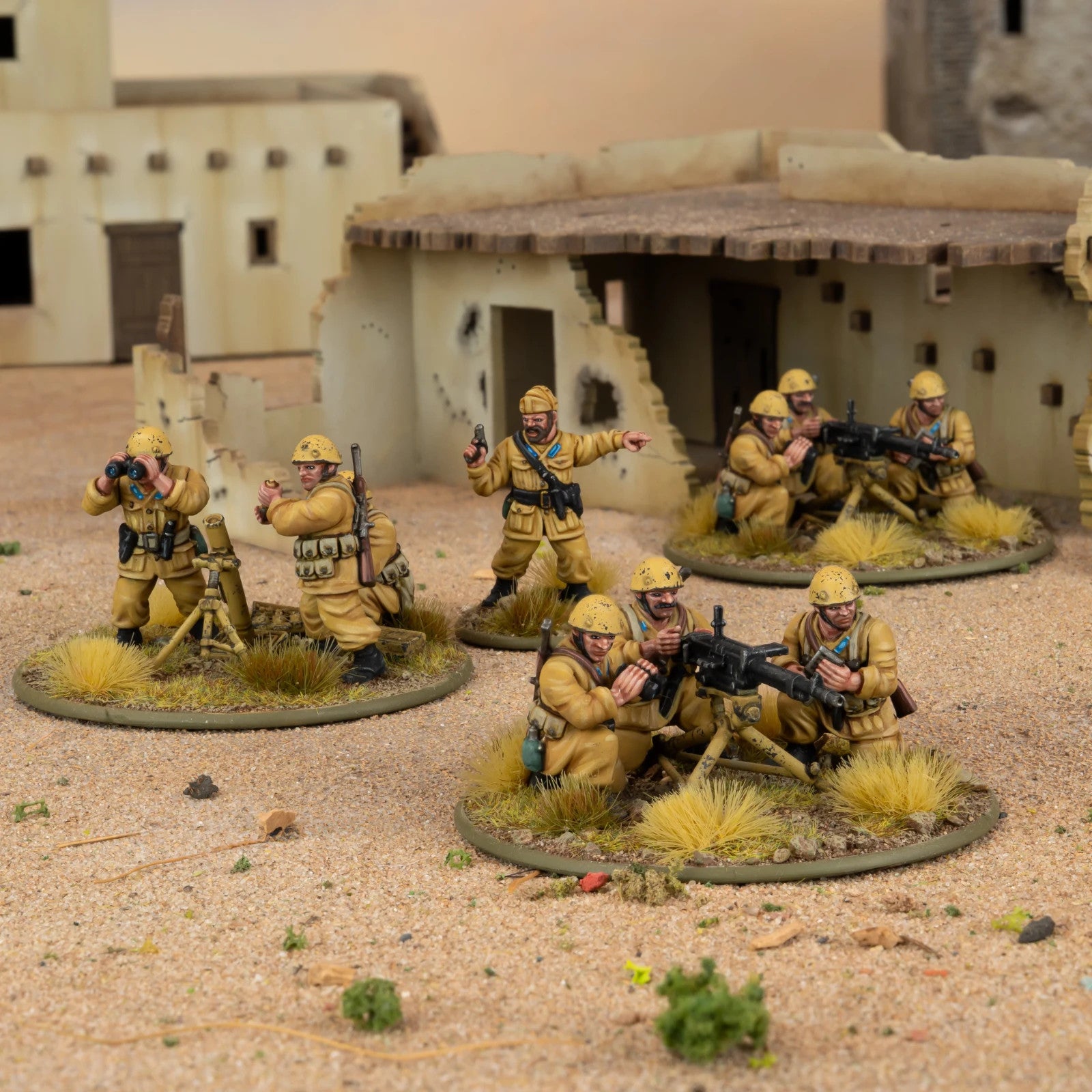 Bolt Action 1:56 Scale WW2 Italian Paracadutisti Heavy Weapons Platoon - 402615801