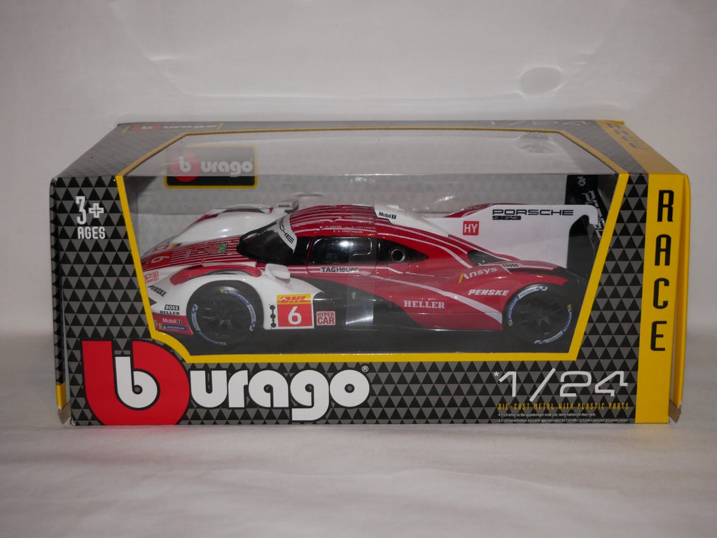Burago 1:24 Scale Porsche 963 (No.6) Penske Motorsport WEC Hypercar - #18-28042