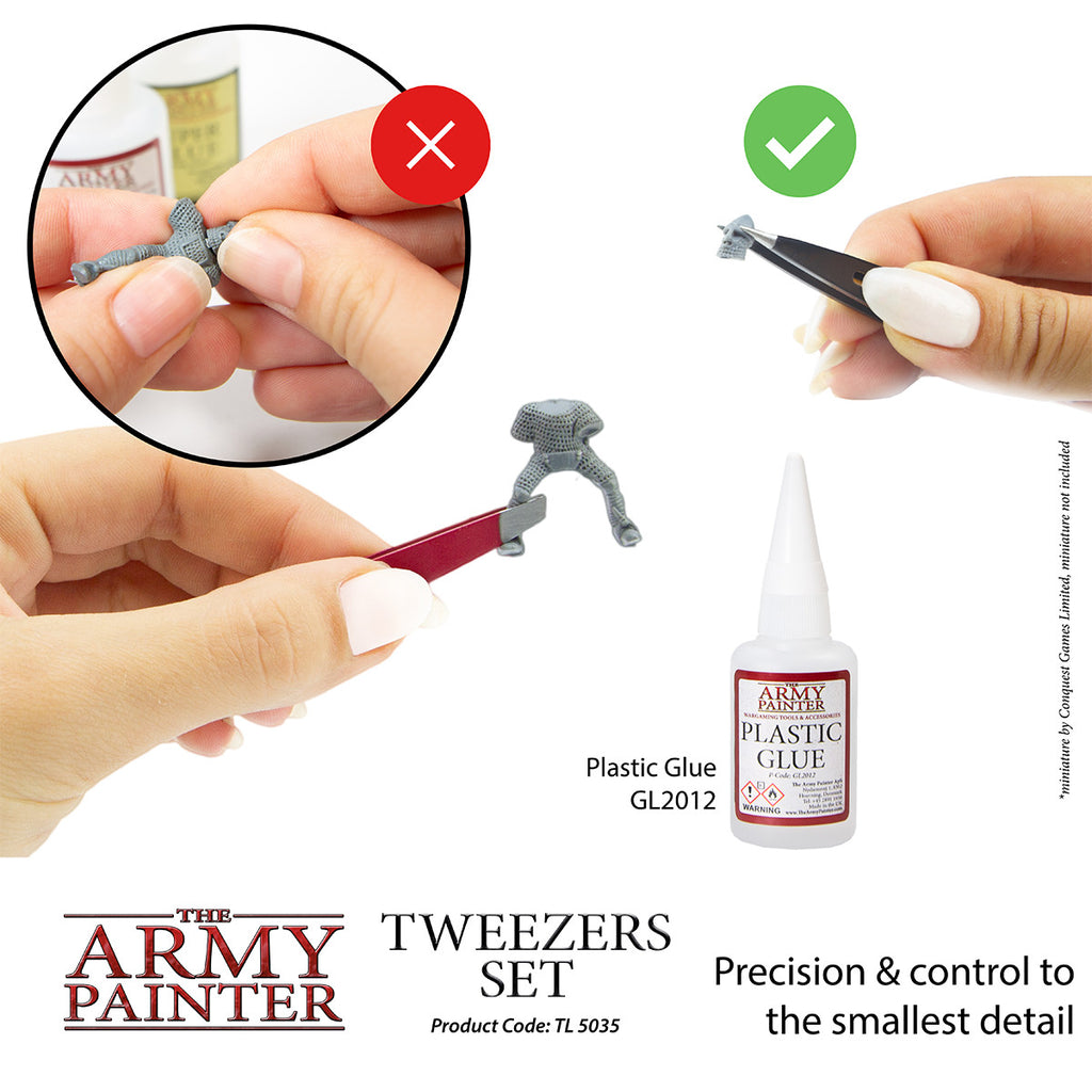 The Army Painter Miniature And Hobby Tweezer Set (2 Pieces) For Wargaming TL5035