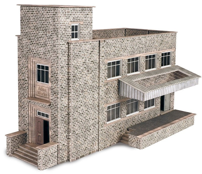 Metcalfe Card Construction Kits & Materials OO/HO Scale Old Factory Model - PO287