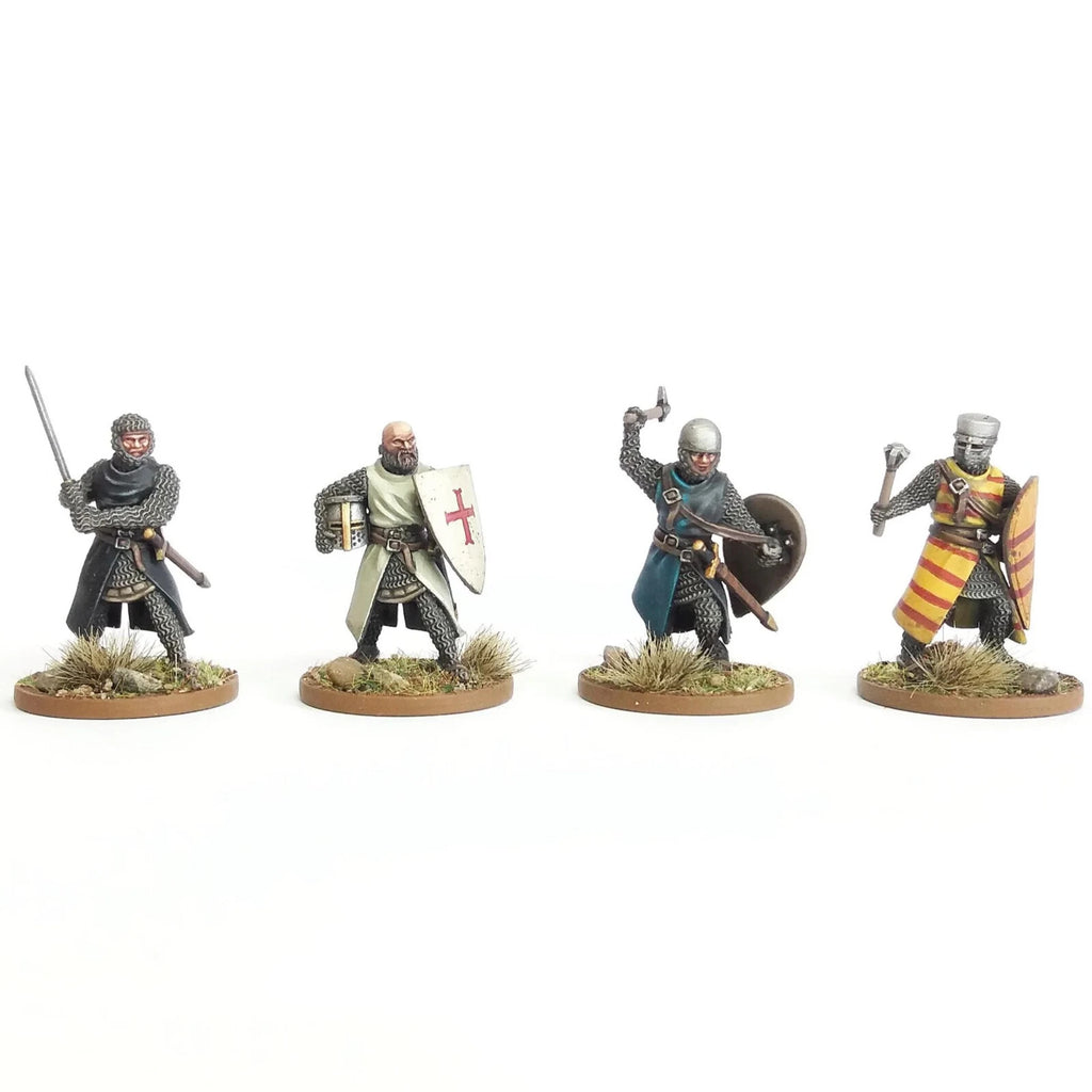 Wargames Atlantic The Age of Chivalry 28mm Foot Knights (1150 - 1320) - WAAAC001