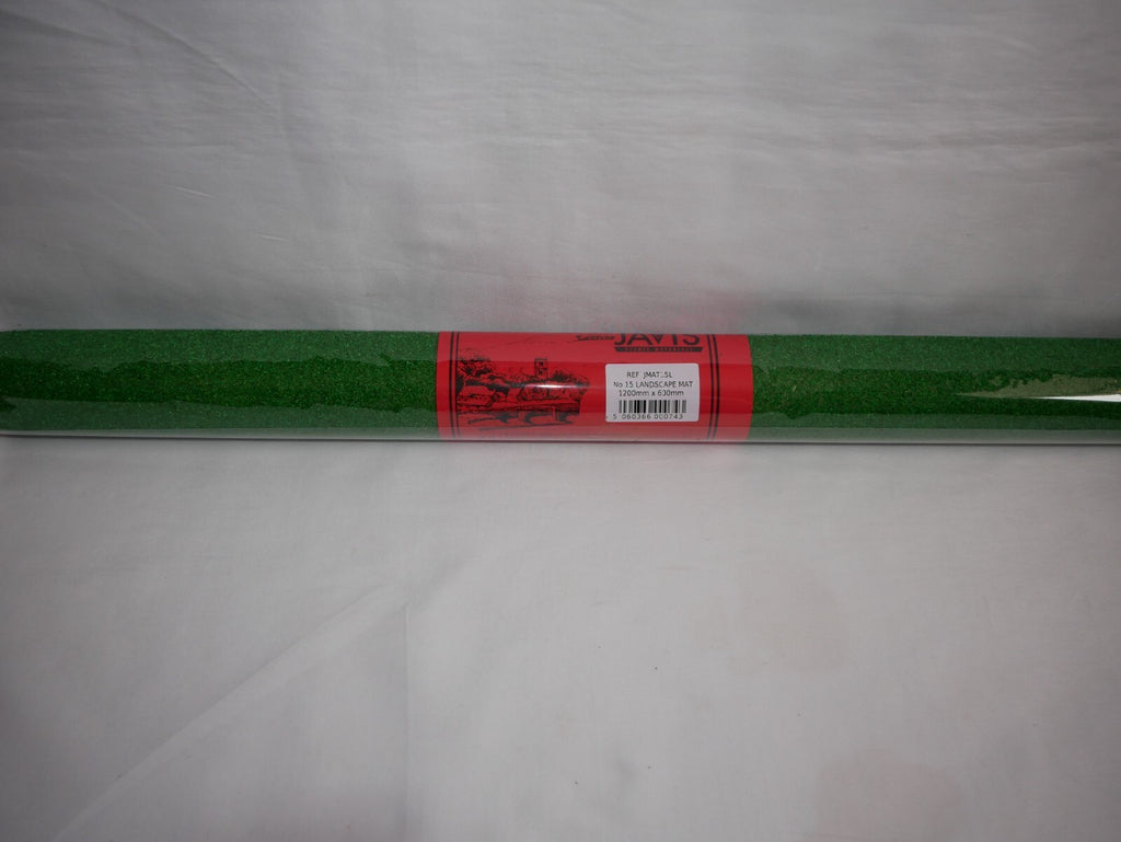 Javis scenics "OO/HO" No 15 Medium Green Landscape Mat 1200mm x 600mm JMAT15L