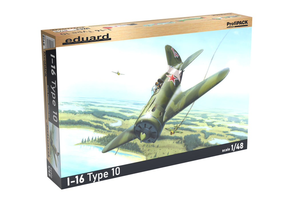 Eduard 1:48 Scale Plastic Kits Polikarpov I-16 Type 10 ProfiPACK Edition - 8148