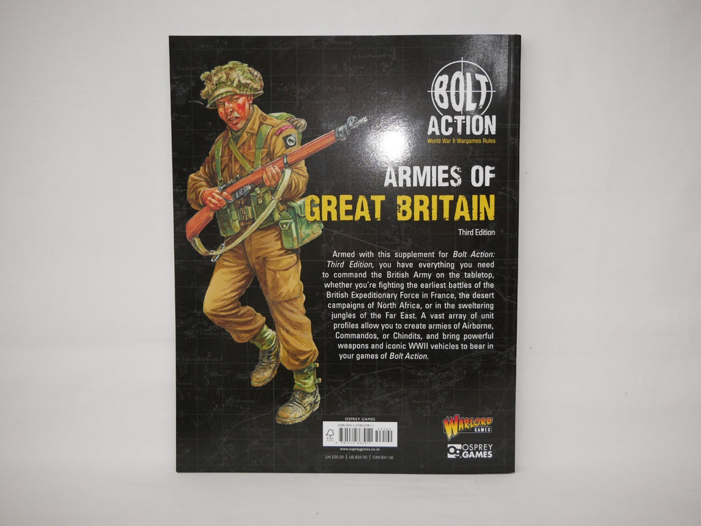 Warlord Games Bolt Action 1:56 Armies Of Great Britain Third Edition Rule Book - 401011001