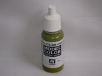 Vallejo Model Color Yellow Green Acrylic 17ml/0.57 fl oz Dropper Bottle - 70.881