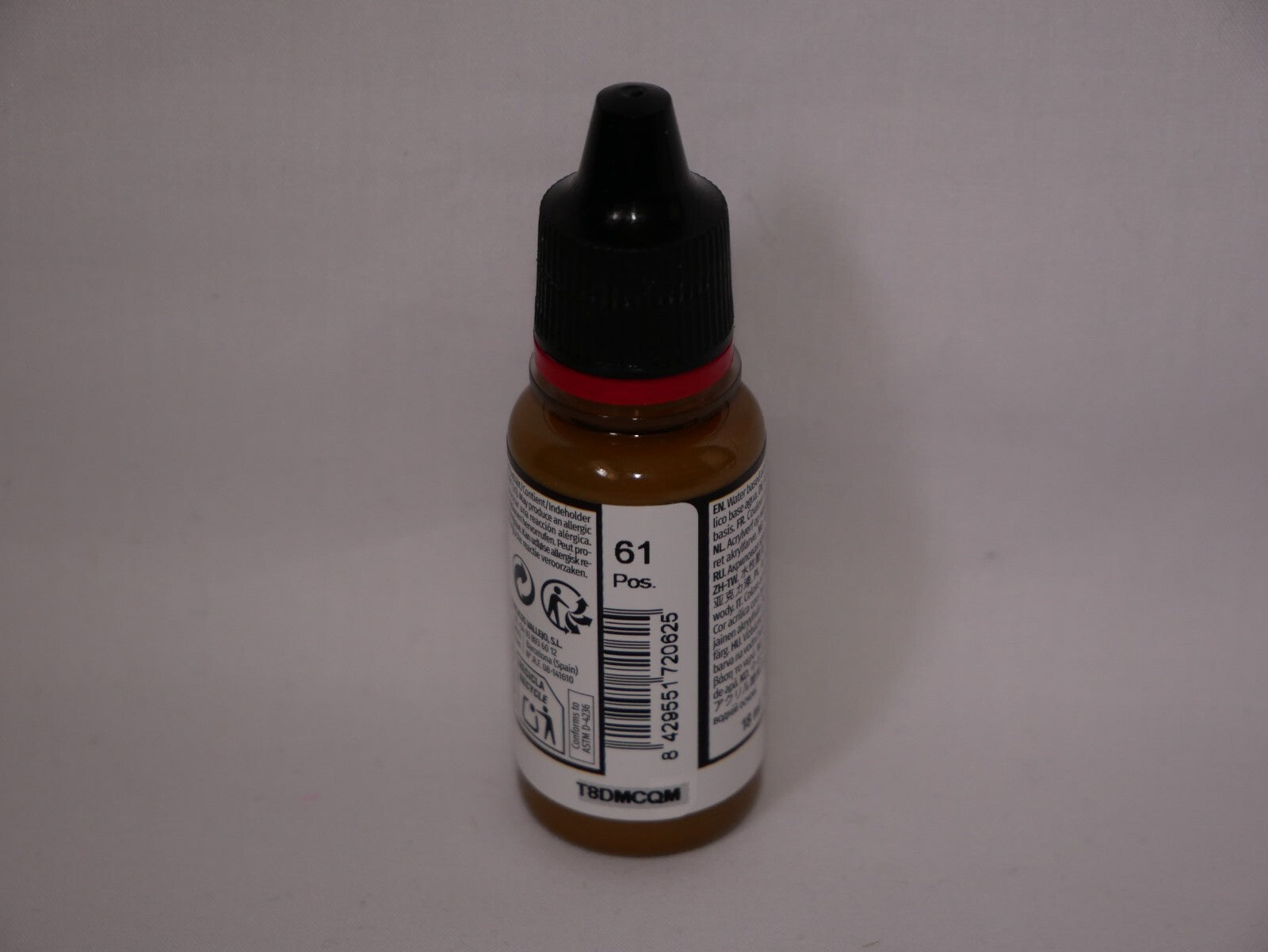 Vallejo Game Color Acrylic Range Earth 18ml/0.6 fl oz Dropper Bottle - 72.062