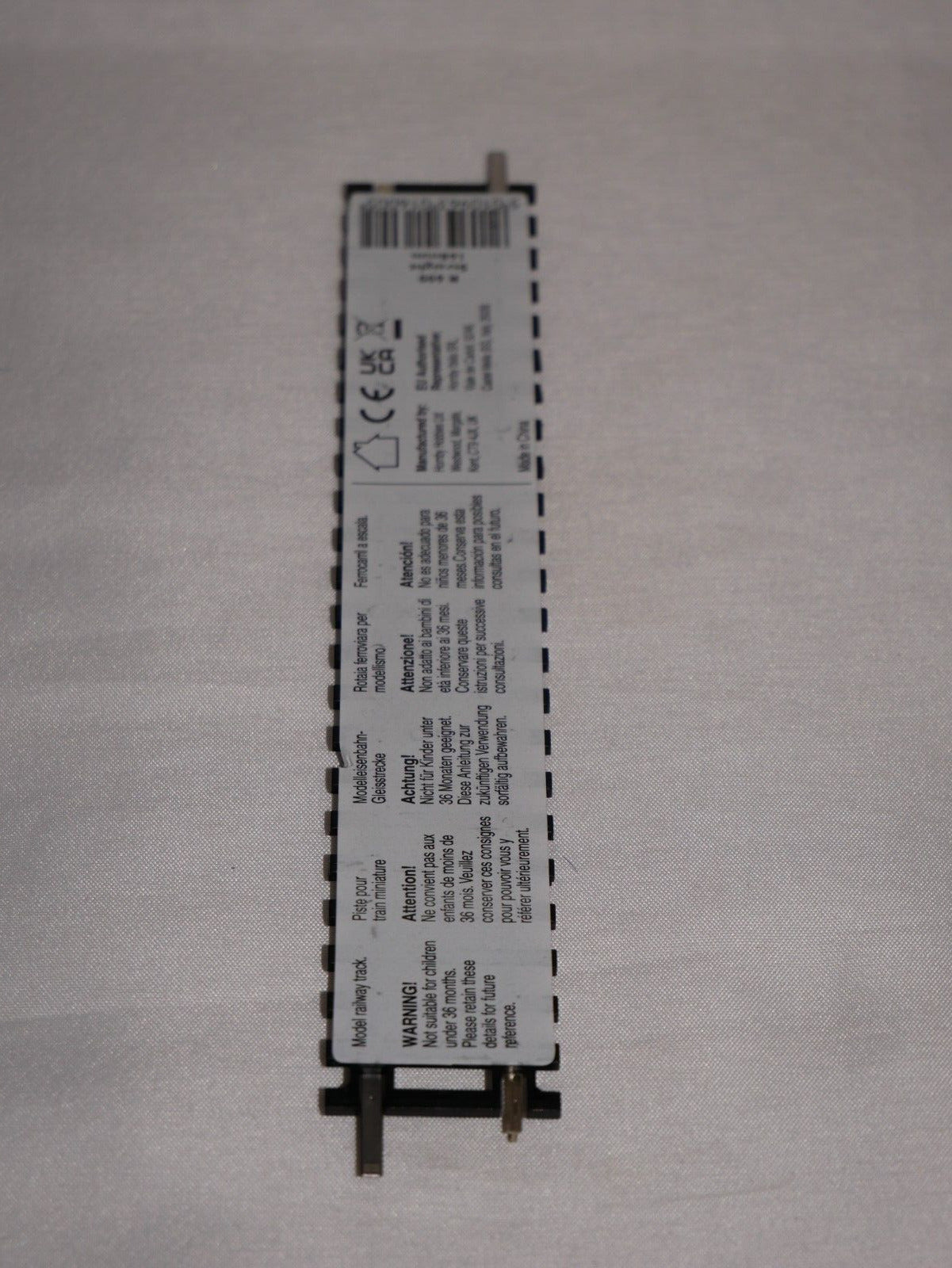 Hornby 1:76 Scale Model Railway Track Single Piece Standard Straight Track R600
