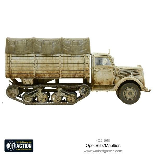 Warlord Games Bolt Action 1:56 Scale WWII German Opel Blitz/Maultier - 402012018