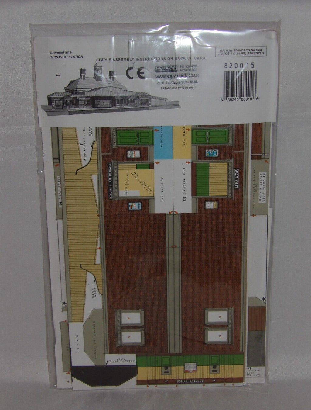 Superquick Kits 1:76 Scale Railway Terminus Or Through Station For HO/OO - SQA10