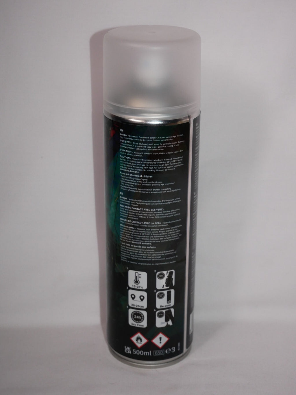 Colour Forge Ghoul Grey Matt Finish Model Primer 500ml Aerosol Rattle Spray Can