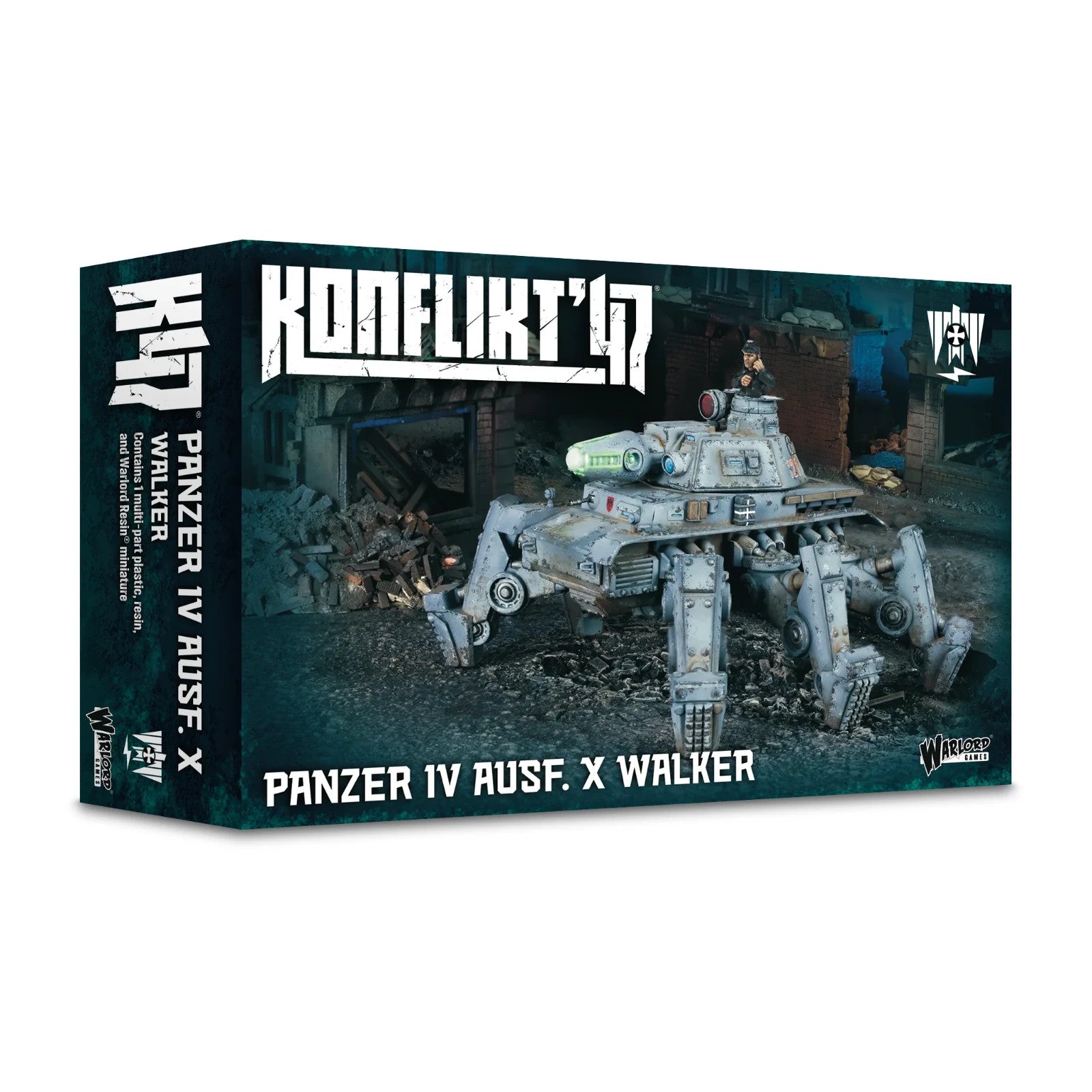 Warlord Games Konflikt 47 1:56 Scale Axis Panzer IV Ausf. X Walker - 452610202