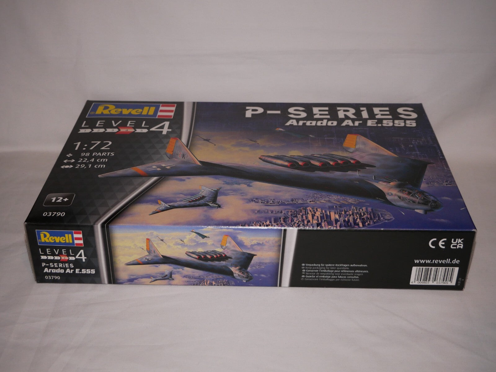 Revell 1:72 WW2 P-Series Arado Ar E.555 Model Aircraft Kit Skill Level 4 - 03790