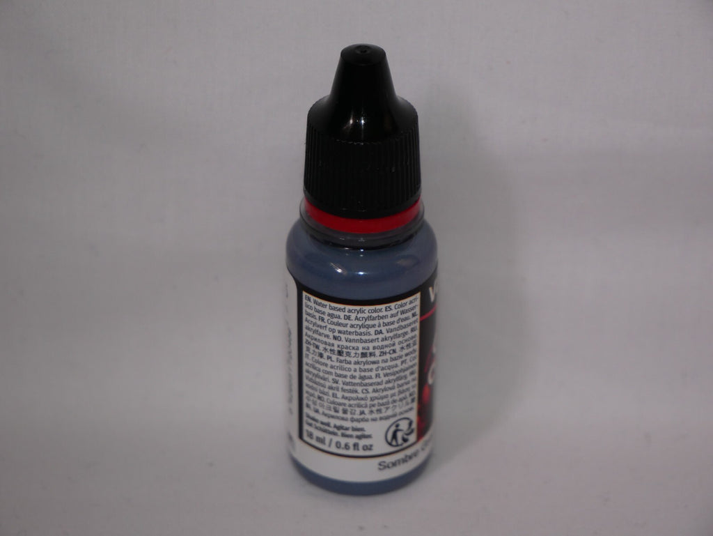 Vallejo Game Color Acrylics Sombre Grey 18ml/0.6 fl oz Dropper Bottle - 72.048